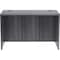 Lorell Desk Shell, Rectangular, 48"x24"x29-1/2", Weathered Charcoal LLR69549 - alternate 8